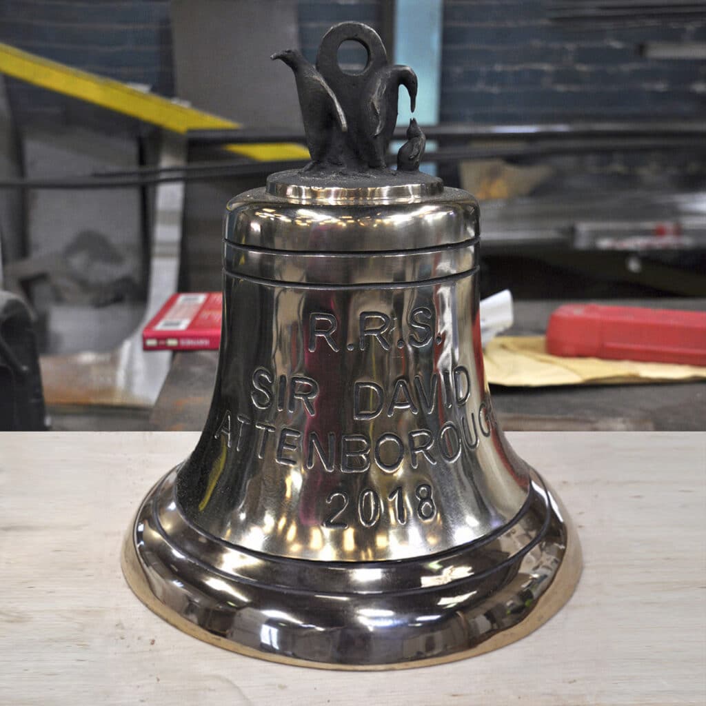 R. R. S. SIR DAVID ATTENBOROUGH'S BELL