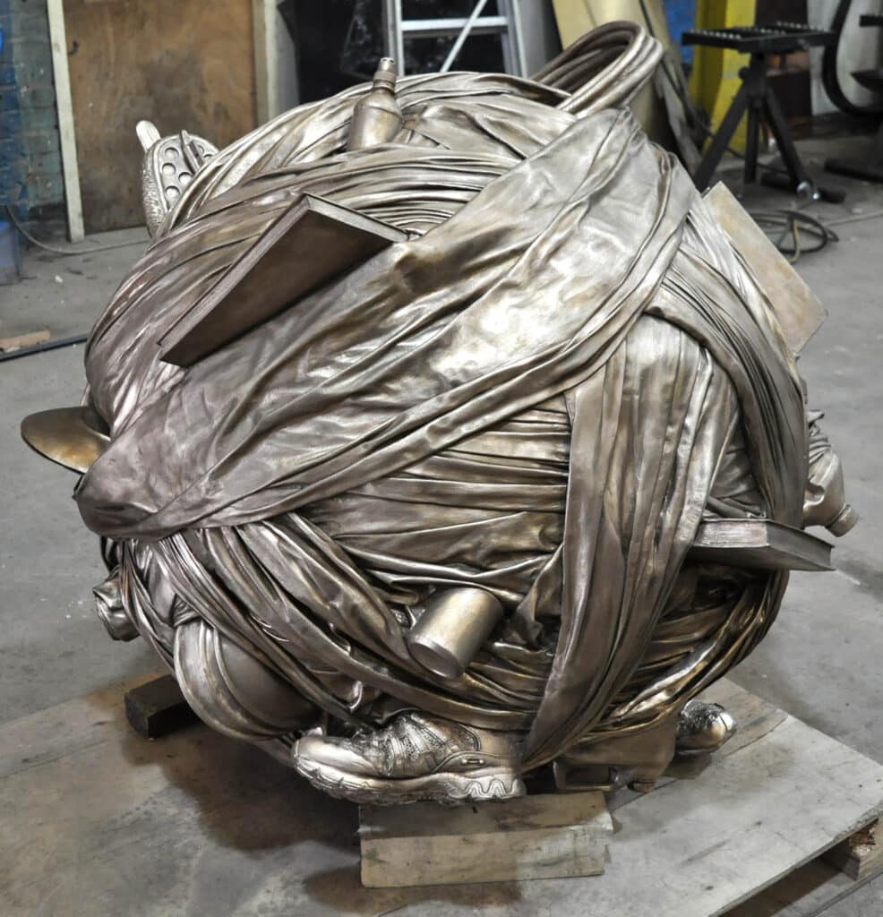 Globe of Stuff Bronze