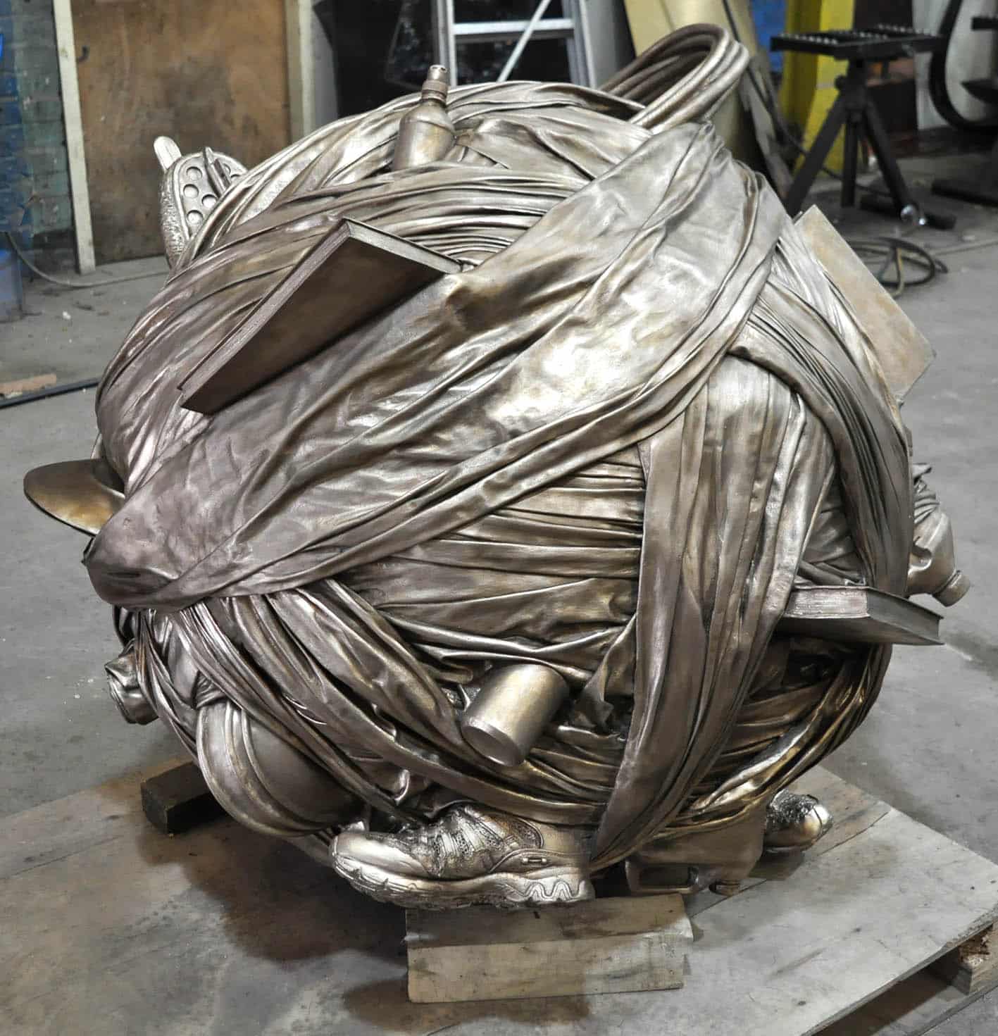 Globe of Stuff Bronze